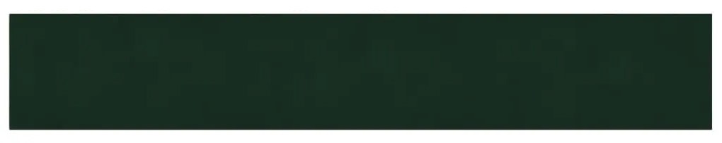 Painel de parede 12 pcs 90x15 cm veludo 1,62m² cor verde-escuro