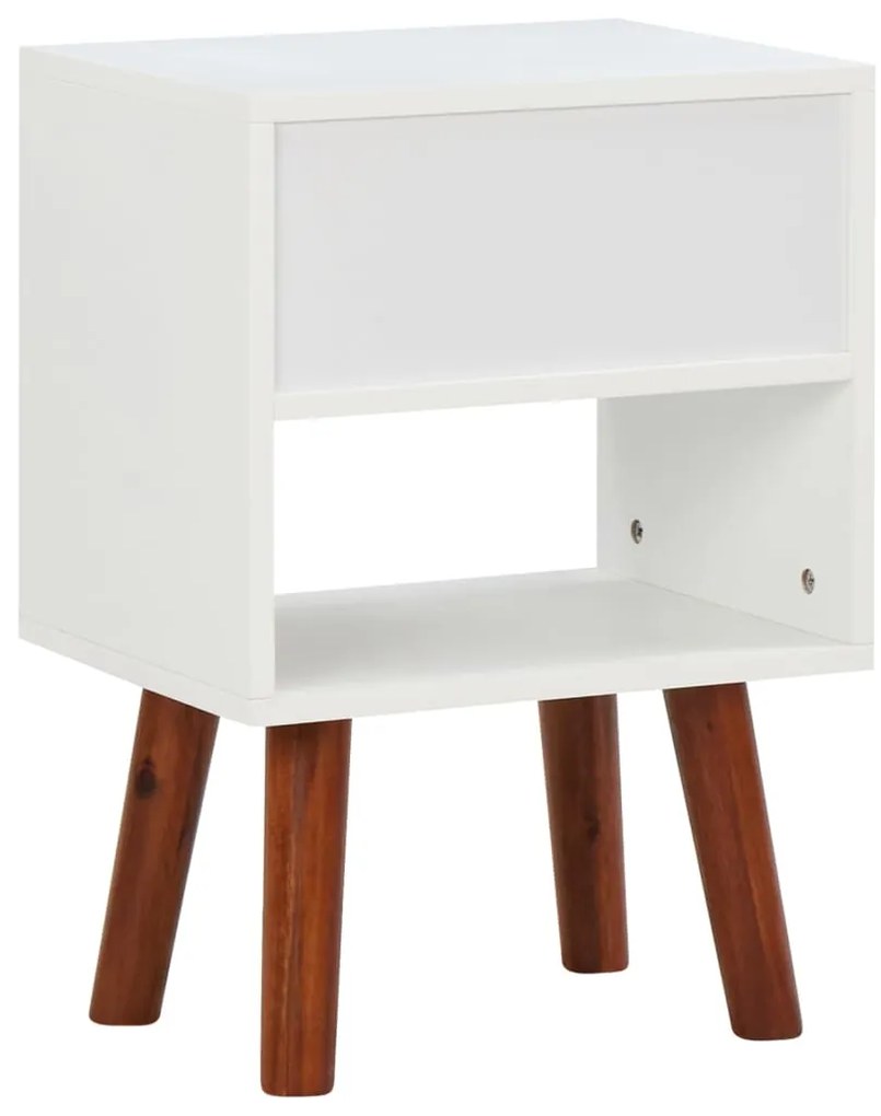 Mesas de cabeceira 2 pcs 40x30x57 cm madeira de acácia maciça