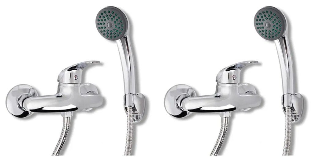 275921 vidaXL Chuveiros misturadores 2 pcs
