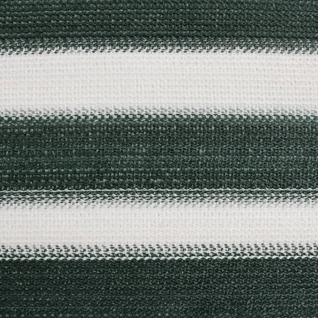 Rede de privacidade PEAD 75 g/m² 1,5x50 m verde e branco