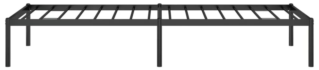 Estrutura de cama 75x190 cm metal preto