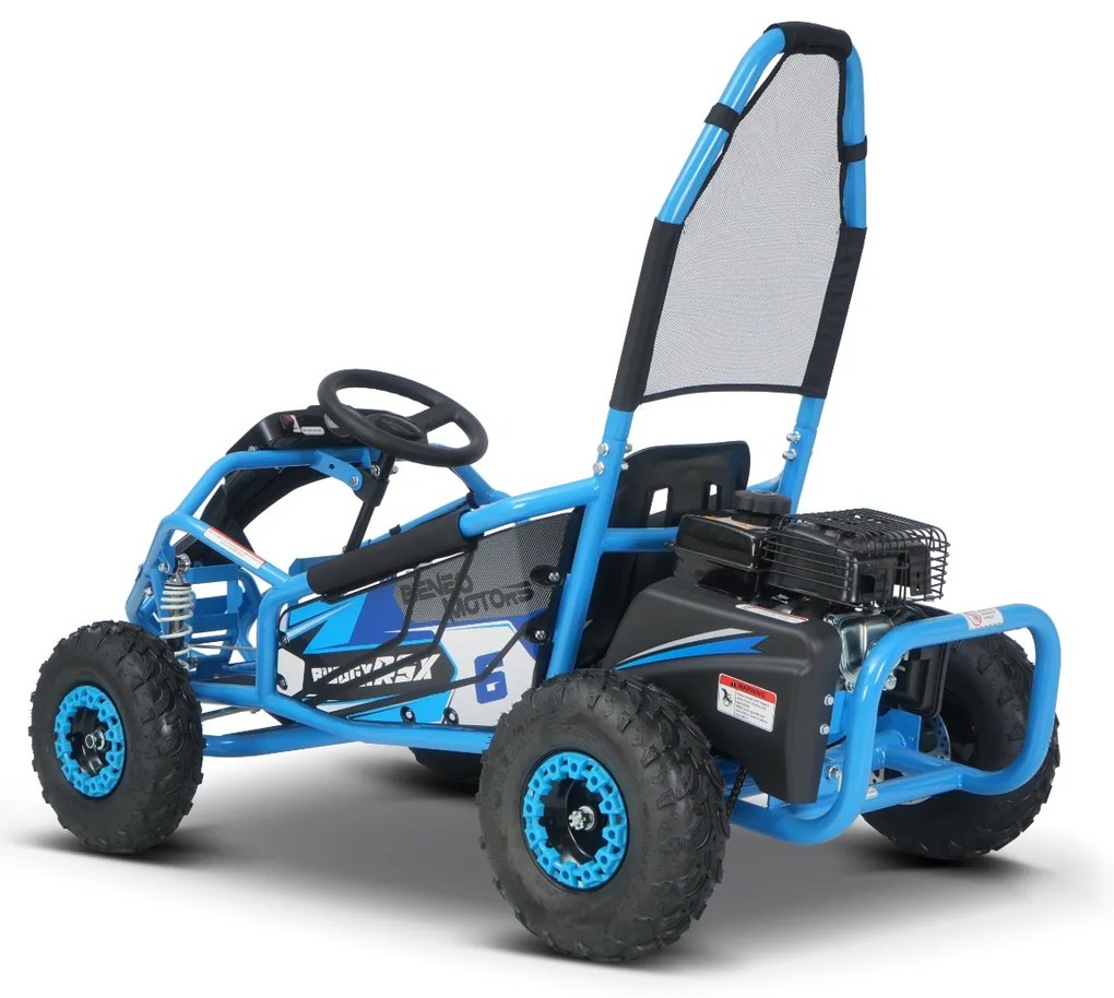 Buggy Kart a gasolina para crianças Motors BUGGY RSX - 98 cm³ Azul