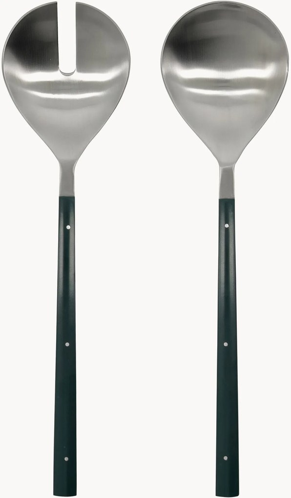 Talheres de salada artesanais Lata