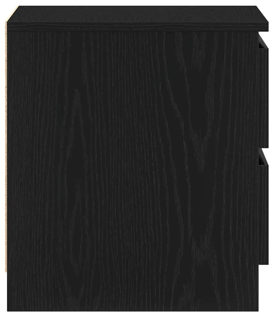 Criadouros de Canto 2 pcs Preto Carvalho 50x40x43,5 cm Madeira de Enge