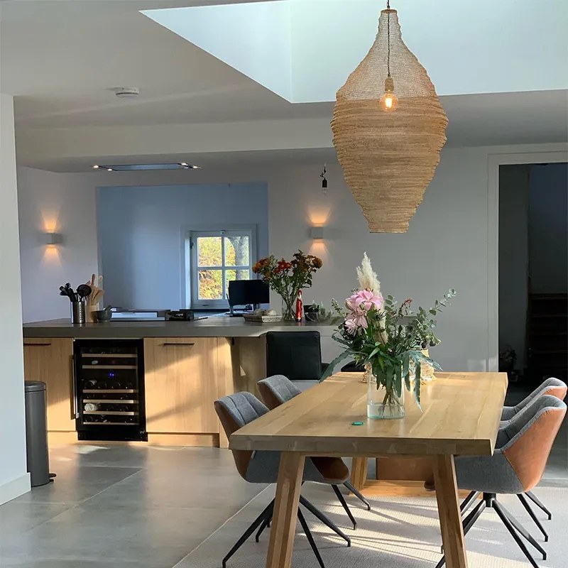 Candeeiro de suspensão oriental dourado 60 cm - Nidum L