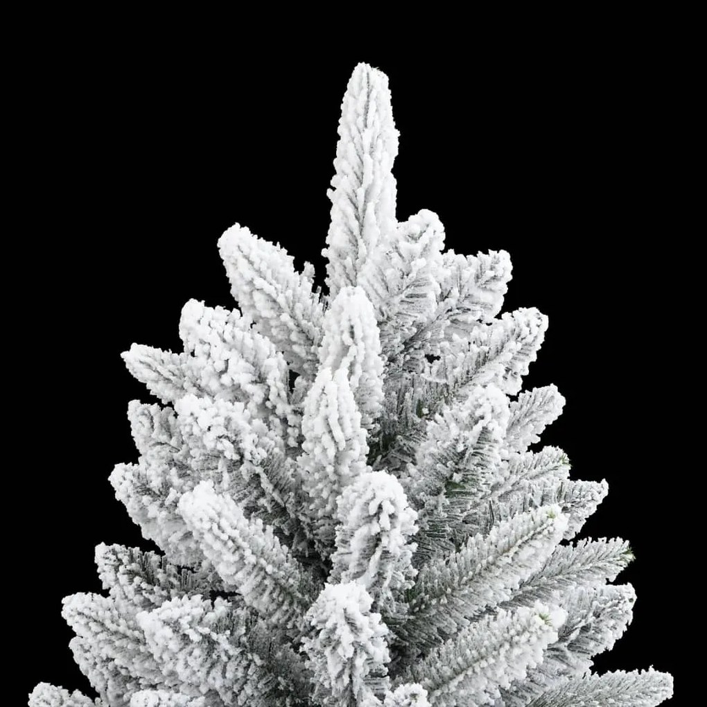 Árvore de Natal artificial com neve PVC & PE 210 cm
