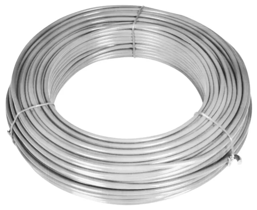 Cerca de arame com postes/espetos 25x1,5 m aço galvanizado