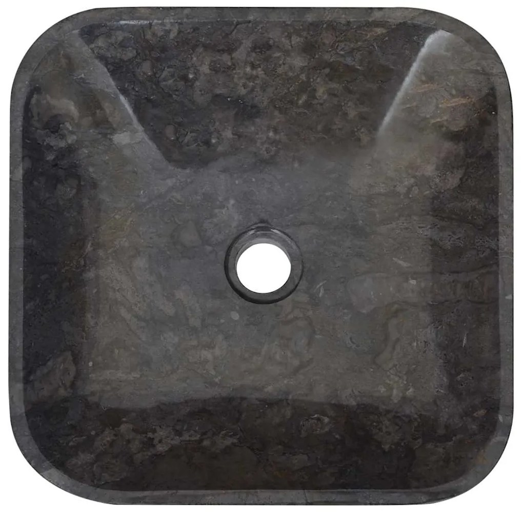 Lavatório 40x40x10 cm mármore preto