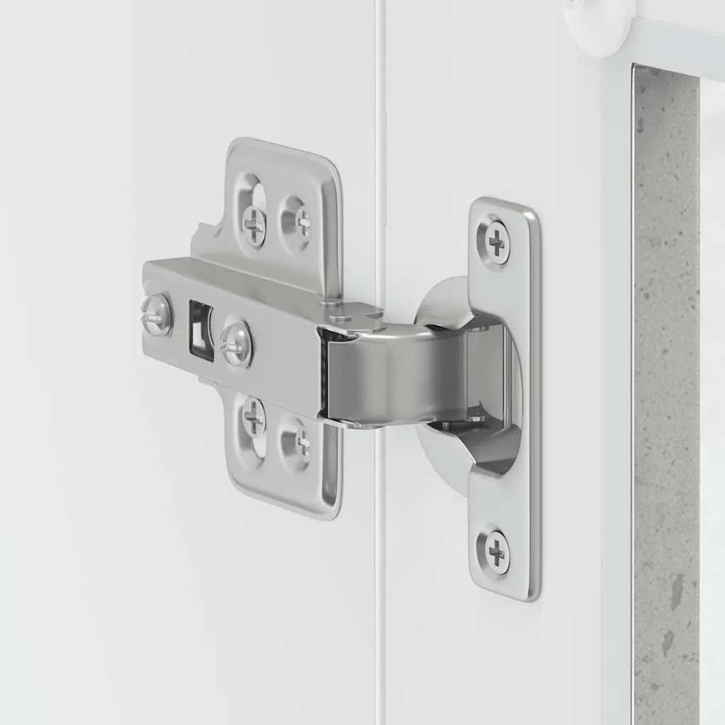 Armário de parede de cozinha porta de vidro Porto cinza betão