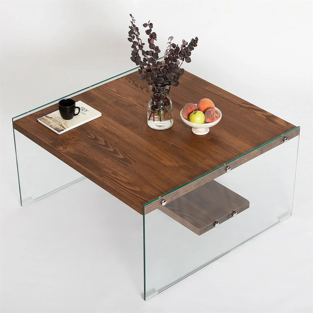 Mesa de Centro Aqua – Natural – 75x40x75 cm
