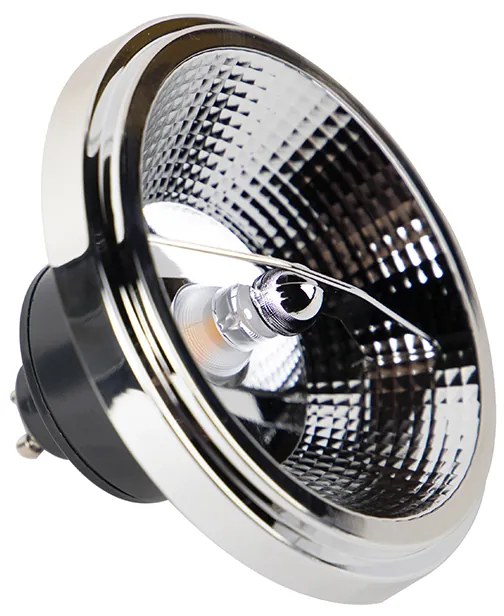 Conjunto de 5 lâmpadas LED AR111 GU10 12W 2000K-3000K dim a quente