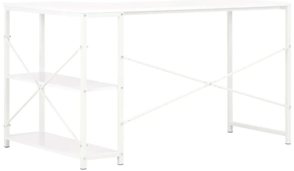 Secretária de computador 120x72x70 cm branco