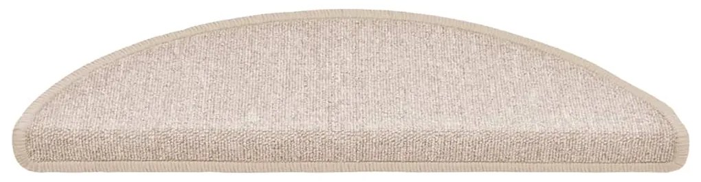 Tapetes de escada 30 pcs 56x17x3 cm cinzento-acastanhado