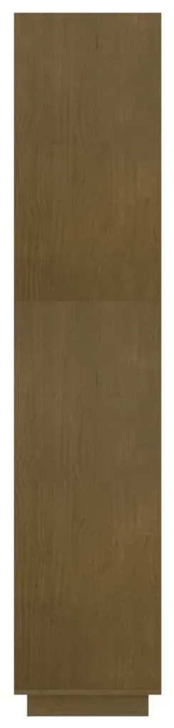 Estante/divisória 80x35x167 cm pinho maciço castanho mel