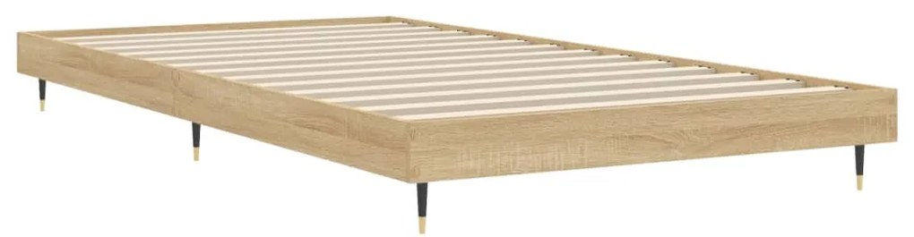 Estrutura cama s/ colchão derivados de madeira carvalho sonoma