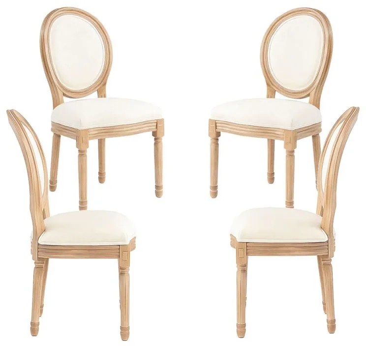Pack 4 Cadeiras Palace - Crema