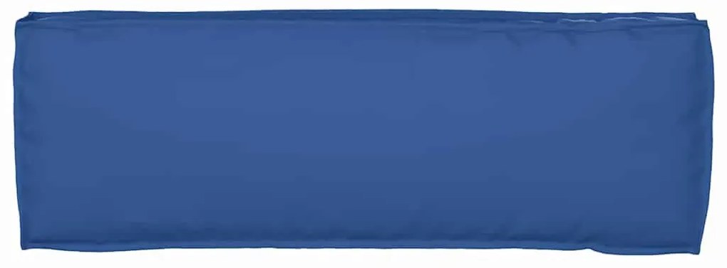 Almofadas de Palete para Banco 2 pcs Azul Royal 120x40x8 cm Tecido Oxf