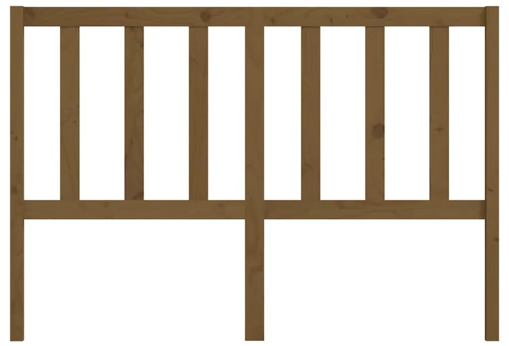 Cabeceira de cama 156x4x100 cm pinho maciço castanho mel