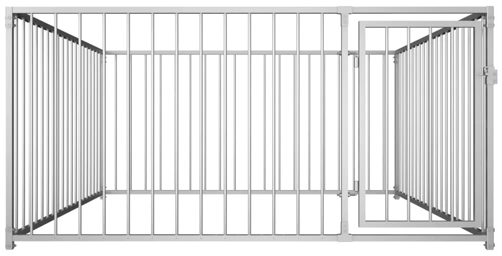 Canil de exterior 200x200x100 cm