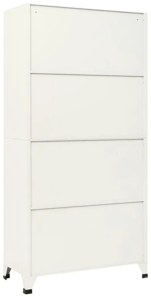 Cacifo 90x40x180 cm aço cinzento e azul