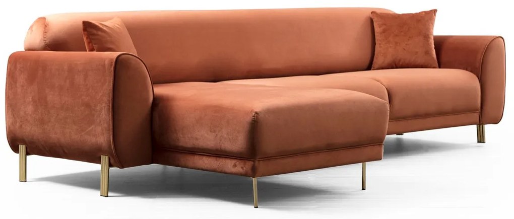 Sofá-Cama de Canto Image Corner – Canela – 287 x 169 cm