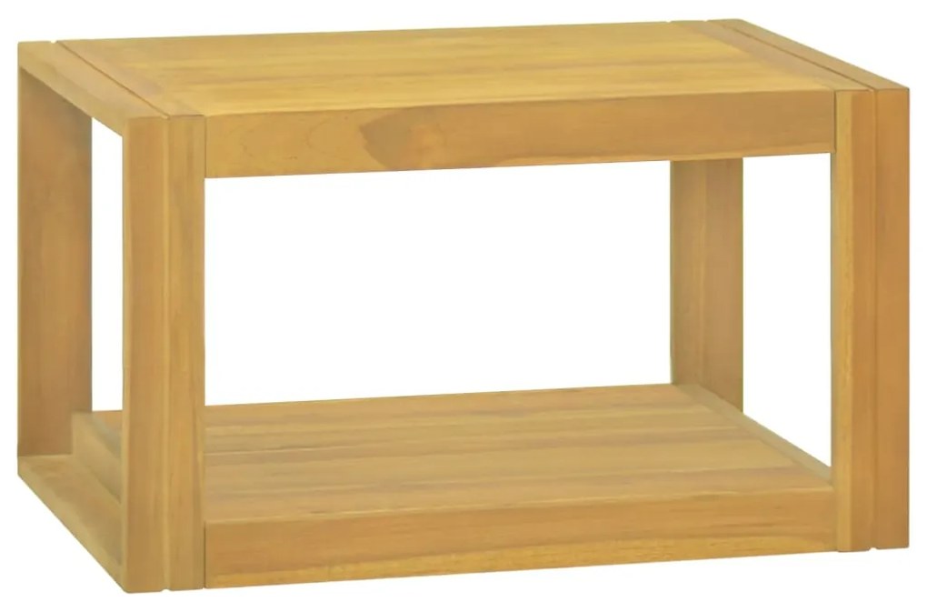 Armário de parede p/ casa de banho 60x45x35 cm teca maciça