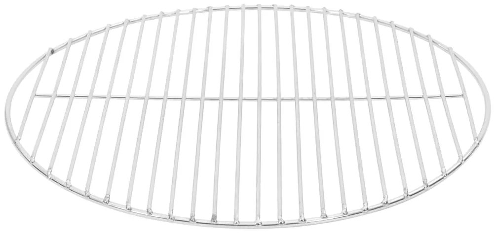 Grelha para churrasco redonda Ø47 cm aço inoxidável 304
