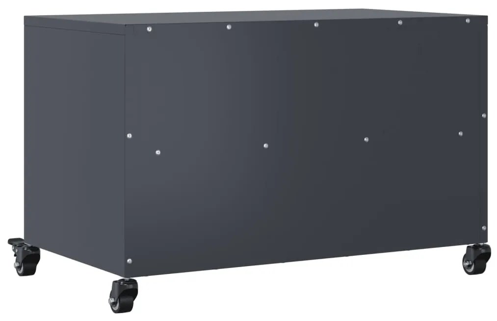 Móvel de TV 68x39x43,5 cm aço antracite