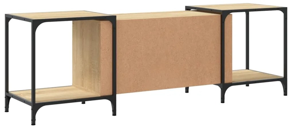 Móvel de TV 153x37x50 cm derivados de madeira carvalho sonoma