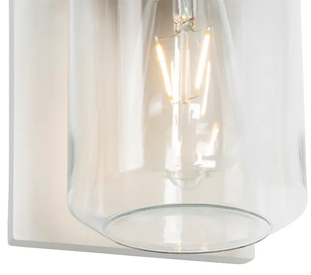 Candeeiro de parede moderno branco IP54 - Marshall Moderno