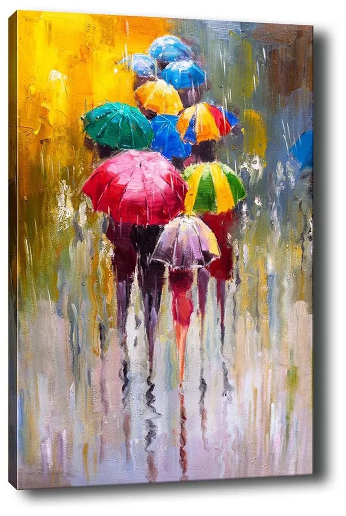 Pintura Decorativa em Tela 613776053 – Multicolor – 50 x 70 cm