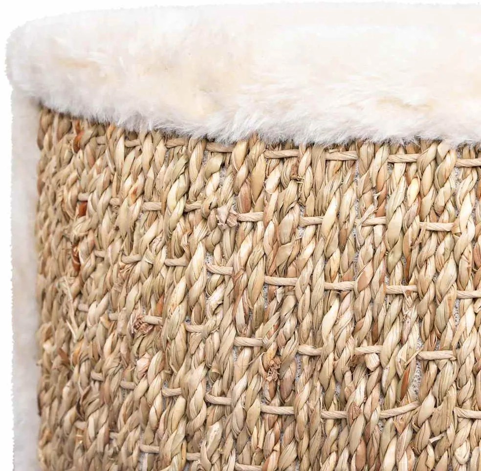 Cesto para gatos redondo 36 cm ervas marinhas
