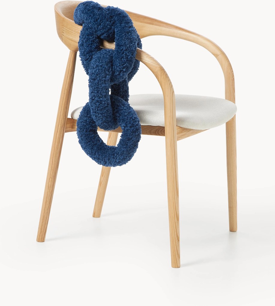 Almofada com aspeto de corrente em teddy Dotty