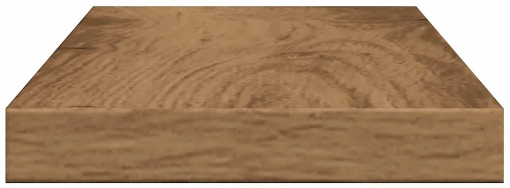 Prateleiras parede 4 pcs derivados madeira carvalho artisiano