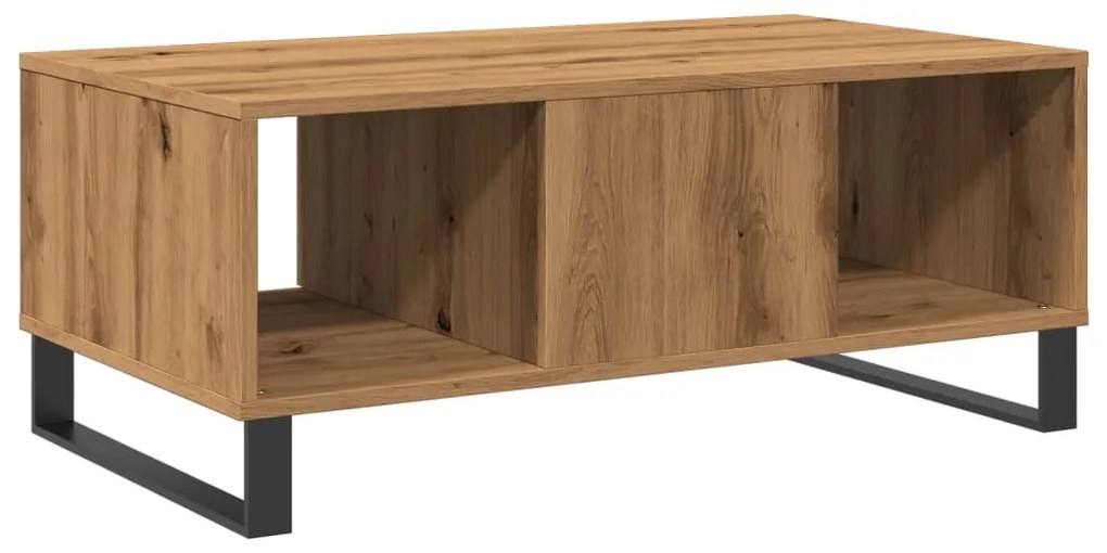 Mesa de centro 90x50x36,5cm deriv. madeira carvalho artisiano