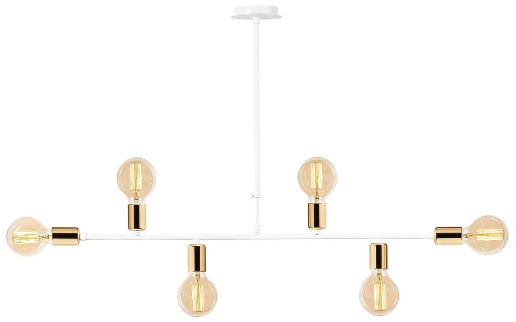 Chandelier Truva – Branco – Diâmetro 94 cm