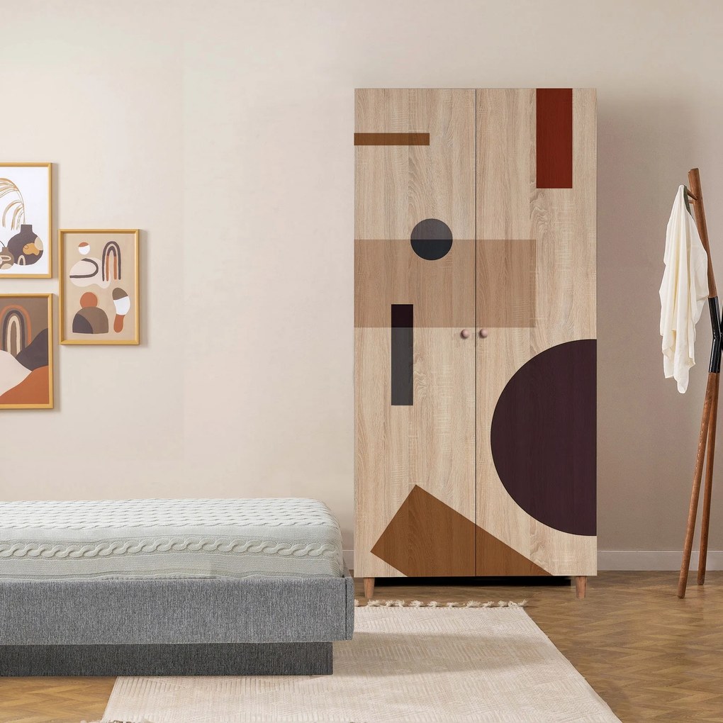 Guarda-roupa Lidya – Sonomo – 90x192x52 cm