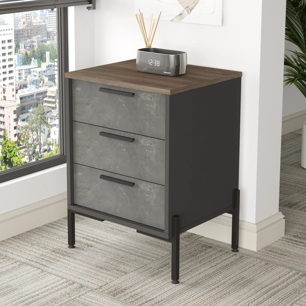 Gaveta VS3 – Castanho/Cinza/Antracite – 54x70x44,5 cm