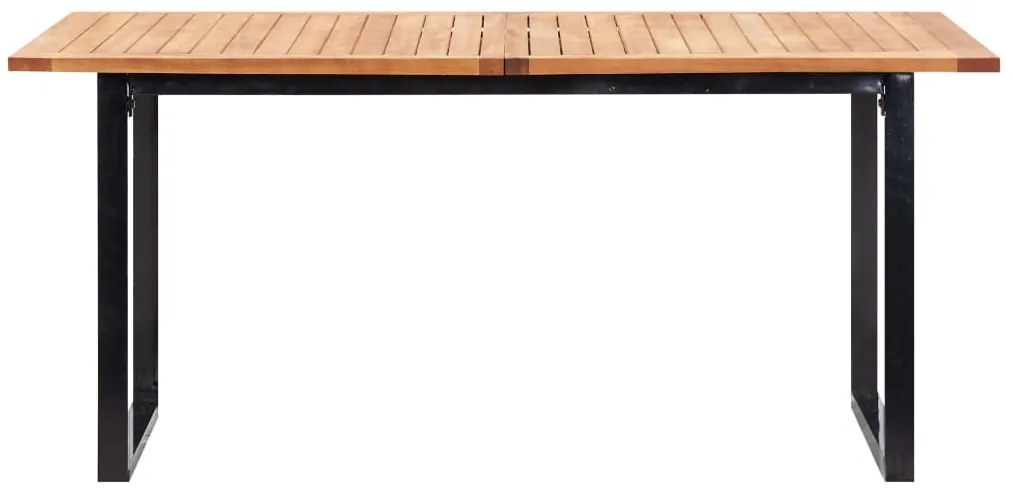 7 pcs conj. jantar p/ exterior vime PE madeira acácia cinzento