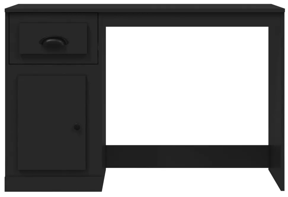 Secretária c/ gaveta 115x50x75 cm derivados de madeira preto