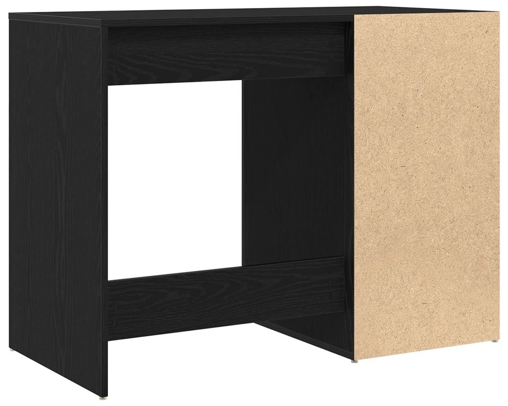 Mesa vidaXL Preta Carvalho 100x49x75 cm Madeira engenheirada