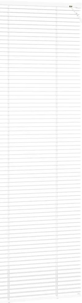 Persiana de Janela com cortinas Outros Manual Branco 80 x 130 cm Alumí