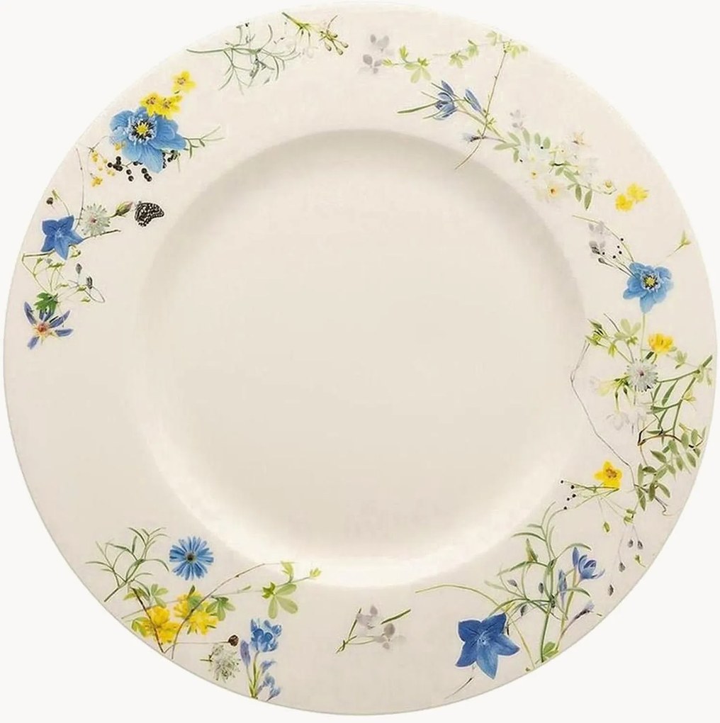 Pratos de pequeno-almoço Brillance Fleurs Des Alpes, conjunto de 6
