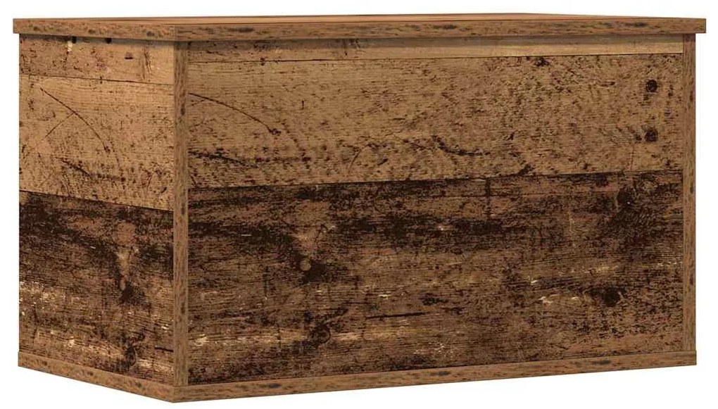 Caixa de Armazenamento vidaXL em Madeira Recycled 60x35x35 cm
