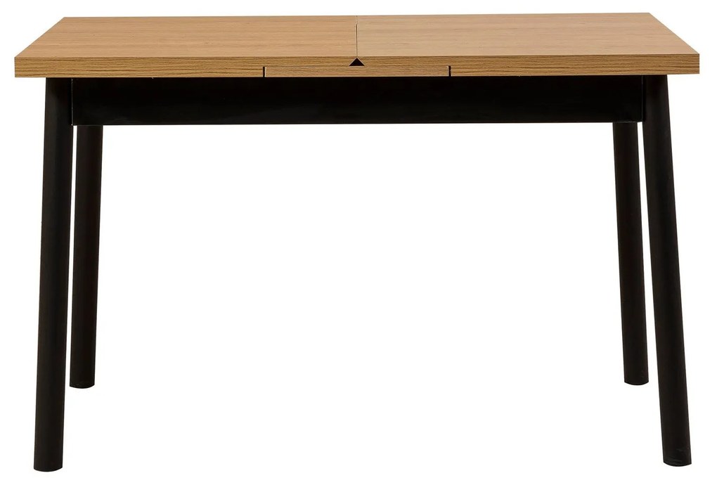 Mesa de Jantar Extensível Oliver – Preto – 120x77x75 cm