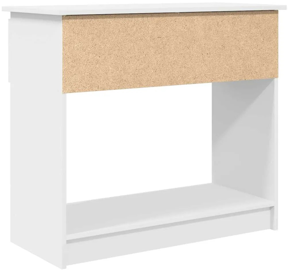 Mesa consola com gavetas 85,5x38,5x74,5 cm branco