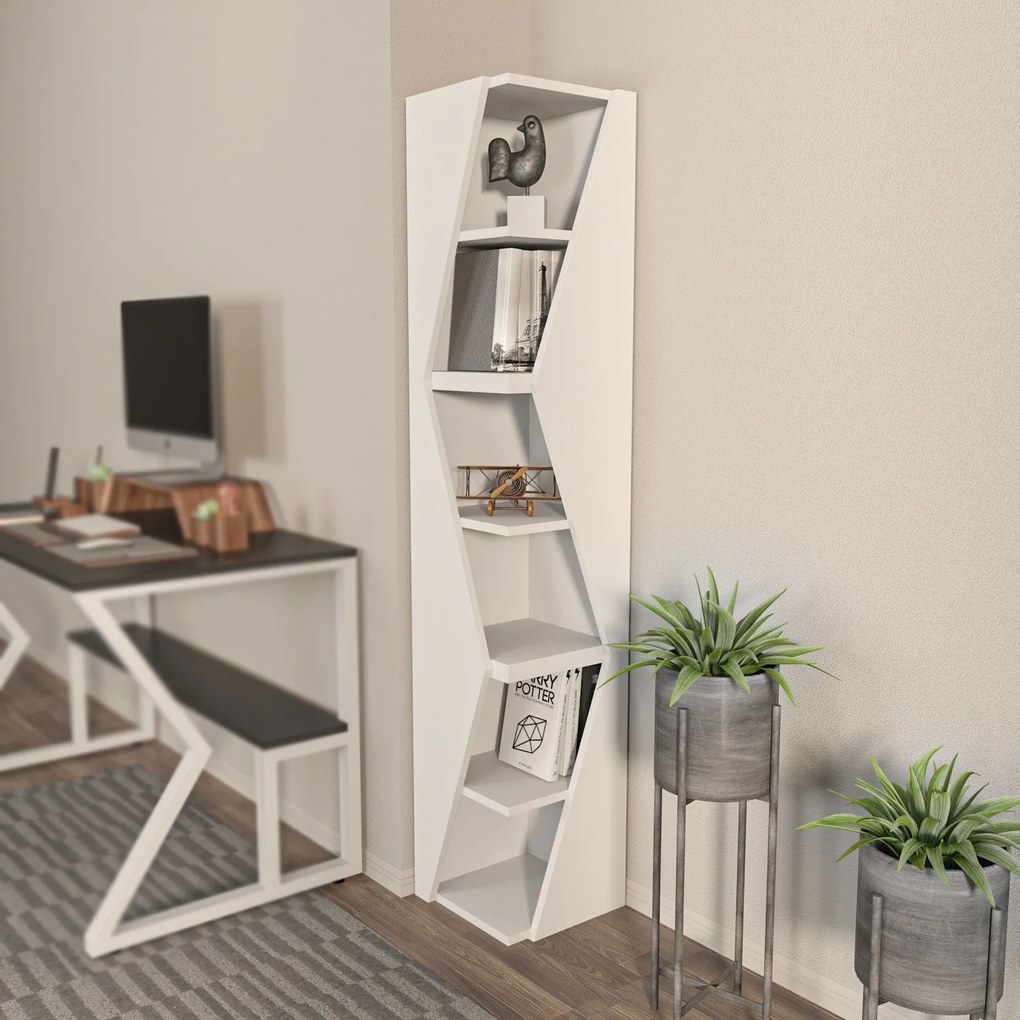Estante Arrow – Branco – 31,8 cm x 165 cm x 31,8 cm