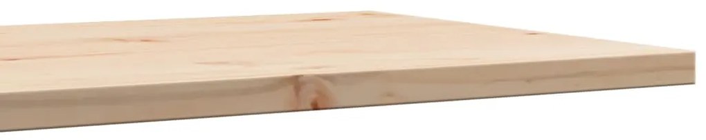 Tampos de mesa retangulares 2 pcs 70x35x2,5 cm pinho maciço
