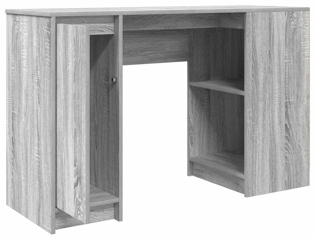 Secretária 120x42x76 cm derivados de madeira cinzento sonoma