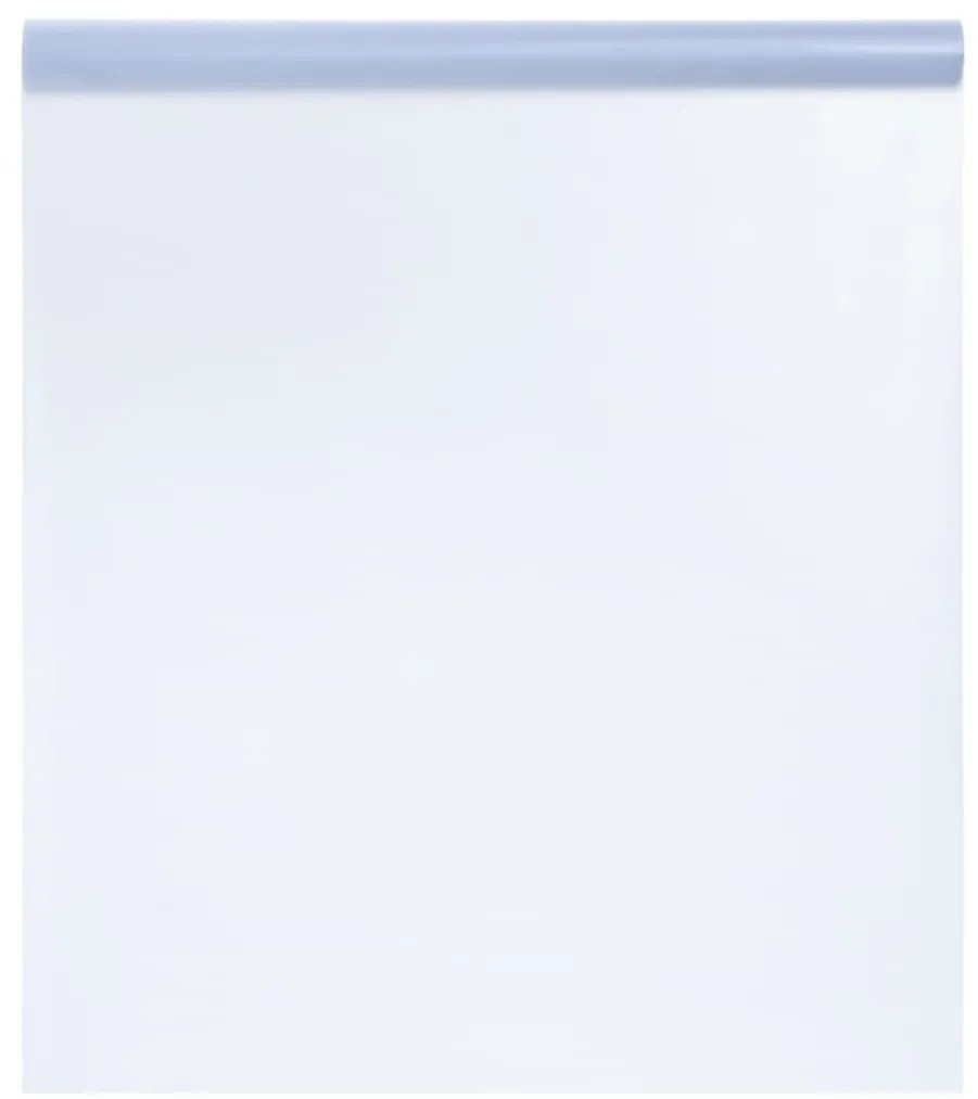 Películas janela estática 5 pcs PVC cinza transparente fosco